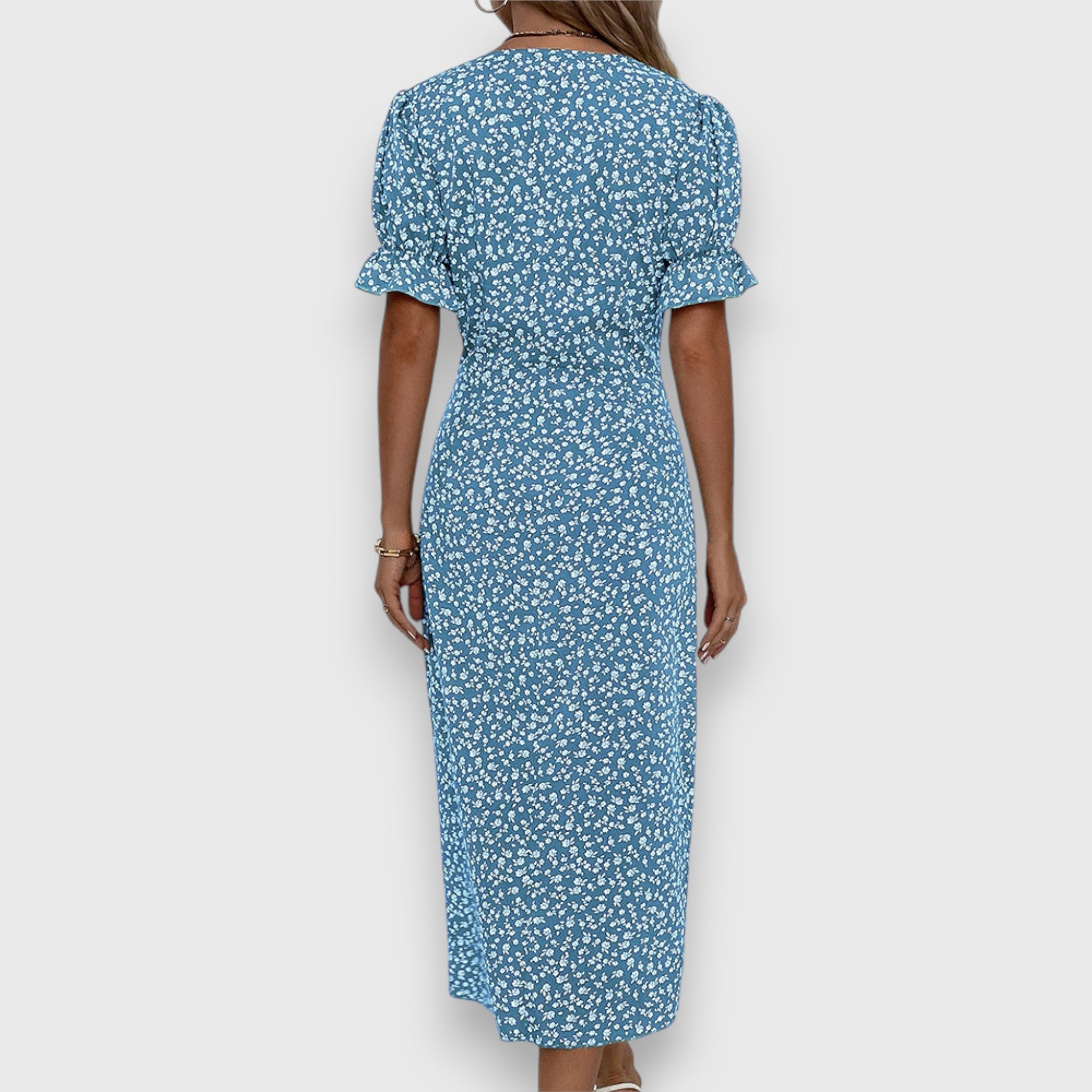 טסינה - שמלת פרחים אלגנטית