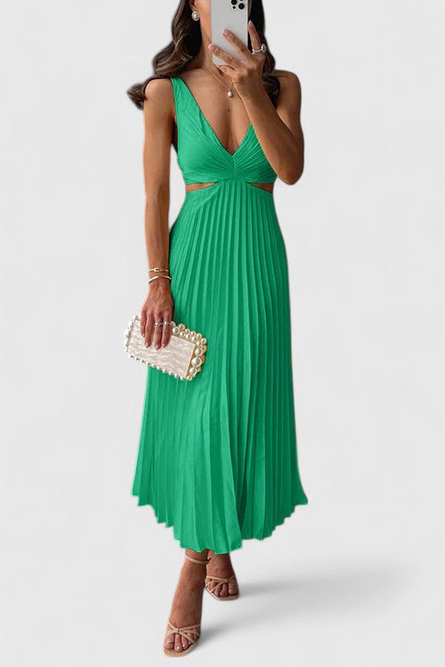 קרן - שמלה אלגנטית ללא שרוולים