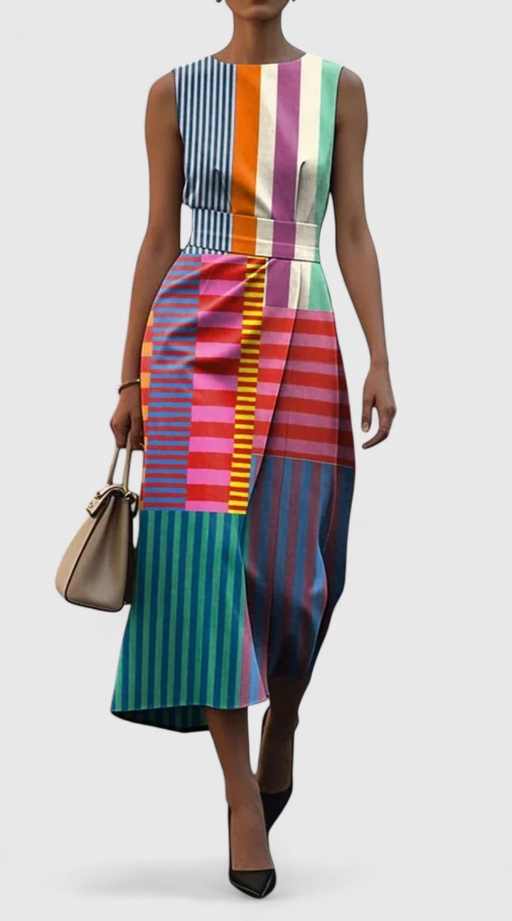 לינדסי - שמלת מידי אלגנטית