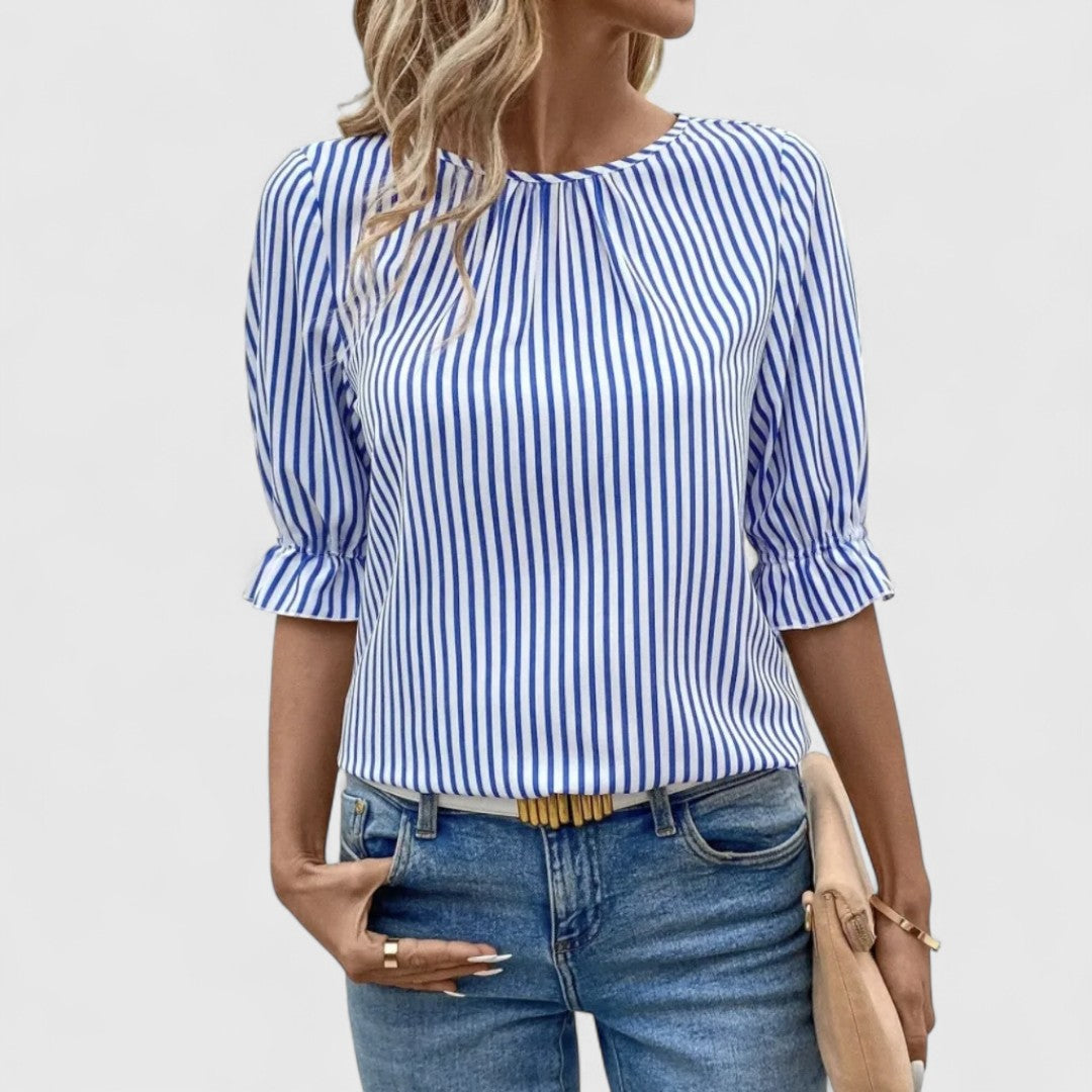 סופיה - חולצת קיץ מפוספסת