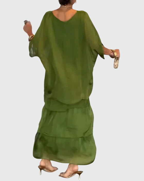 סוזן - שמלה אלגנטית ארוכה וזורמת