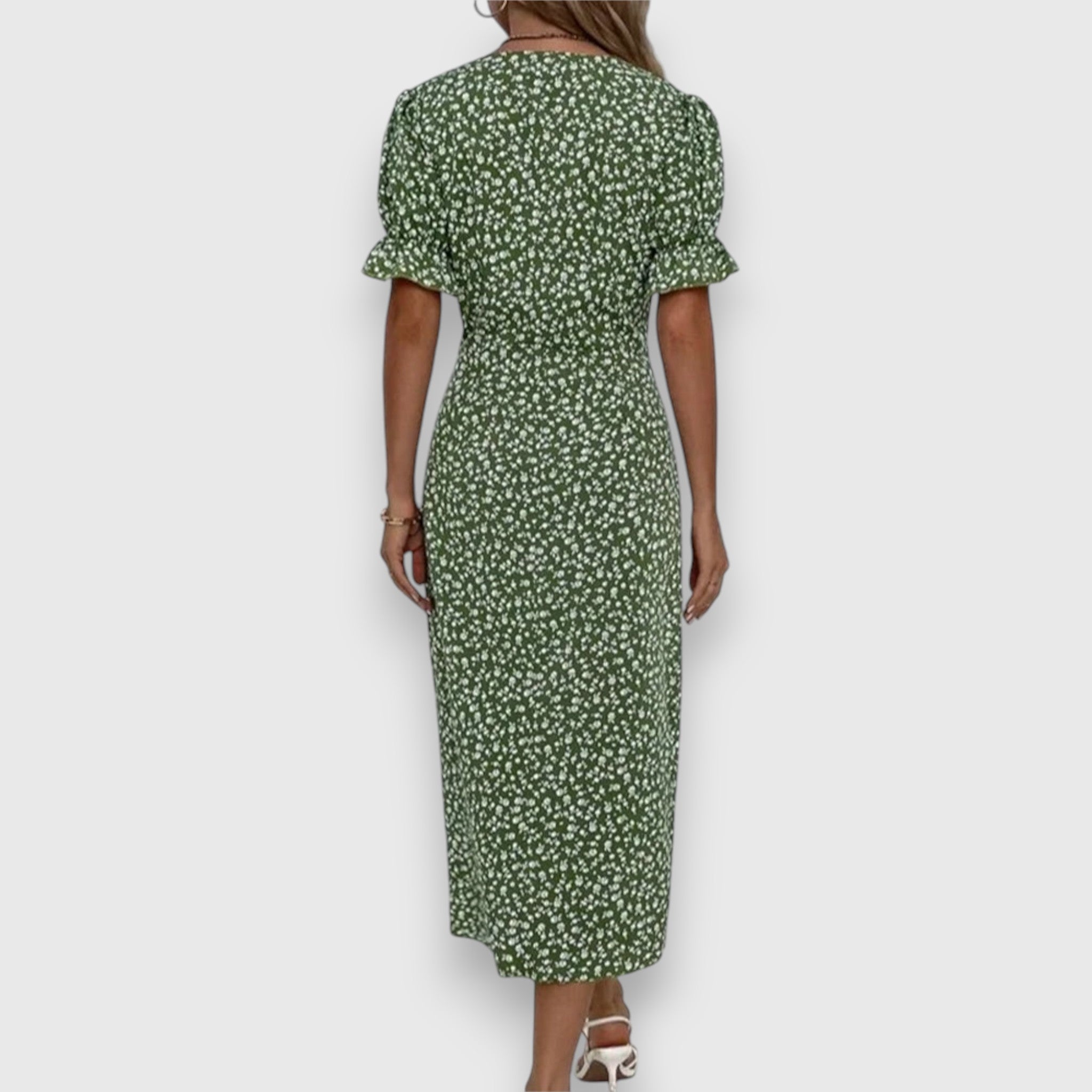 טסינה - שמלת פרחים אלגנטית