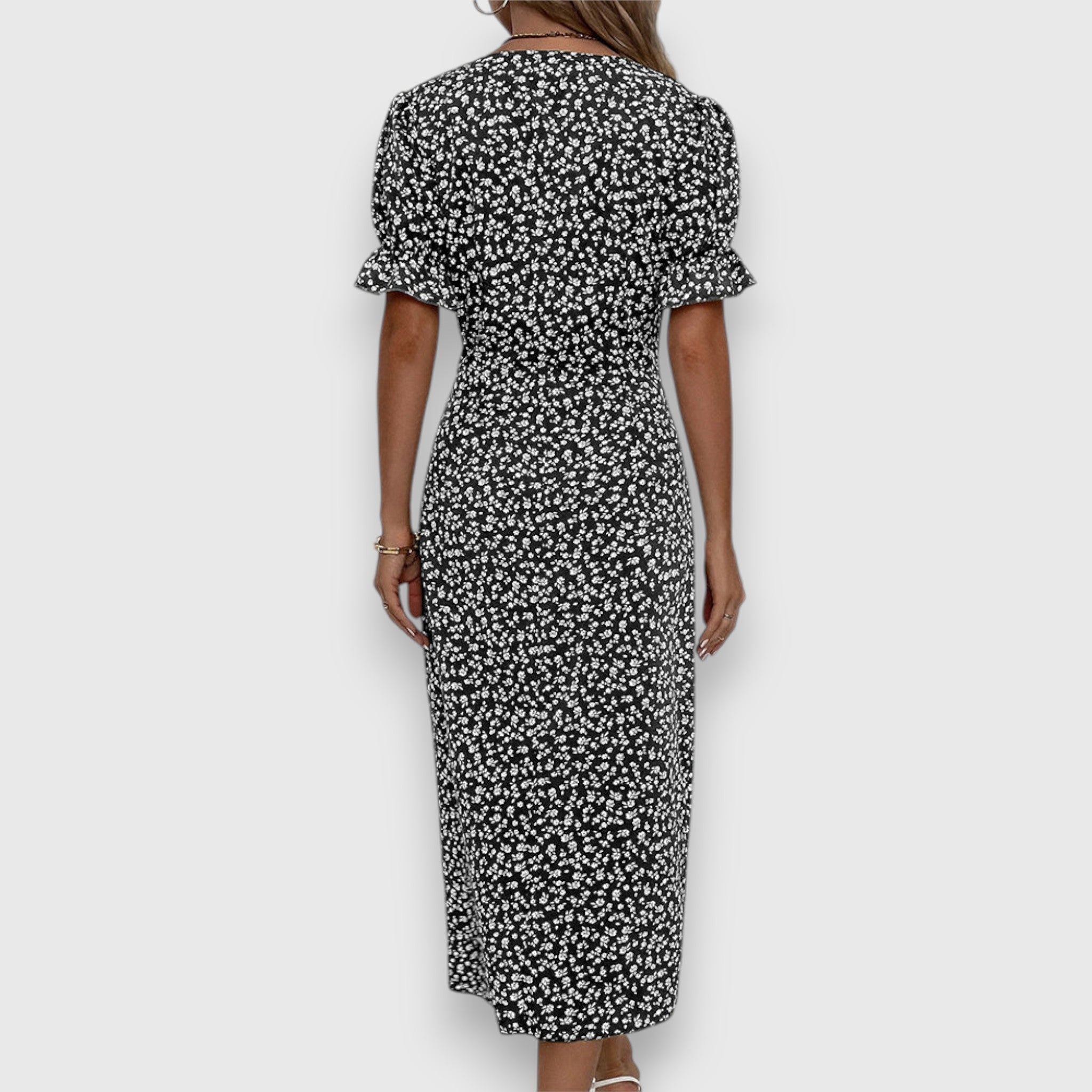 טסינה - שמלת פרחים אלגנטית