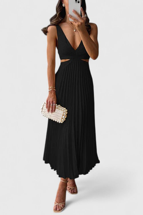 קרן - שמלה אלגנטית ללא שרוולים