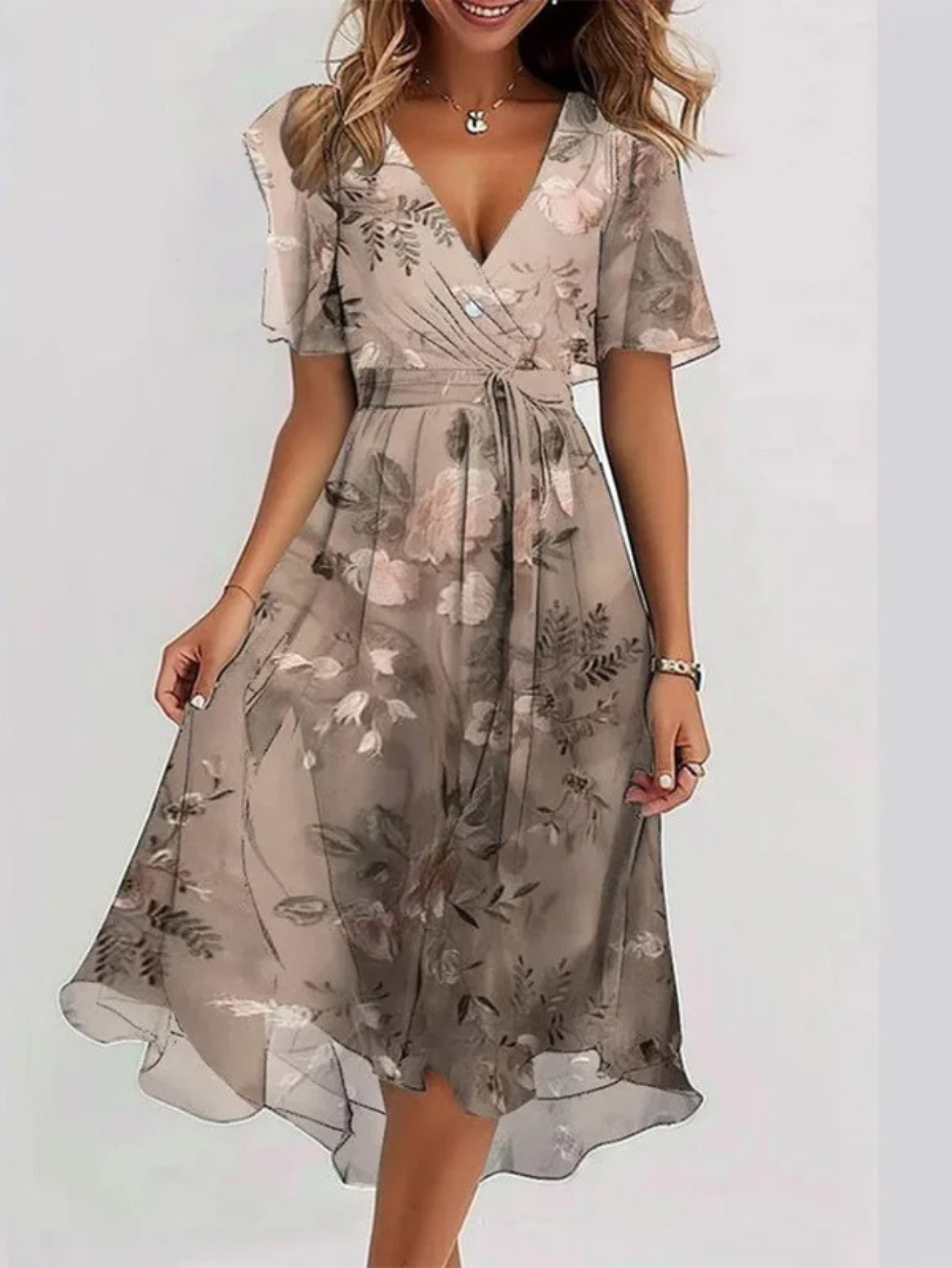 מטילדה - שמלת קיץ עם כיסוי בטן