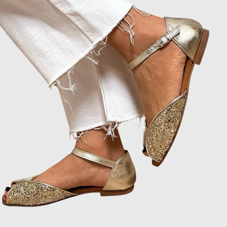 שירלי - מוקסינים מחודדים עם גדילים