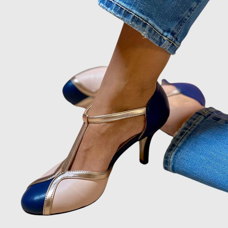 דנה - סנדלי עקב קלועים