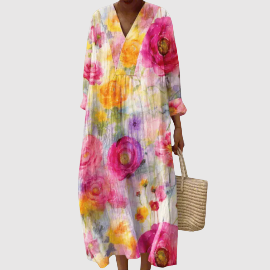 ורדית - שמלה נוחה