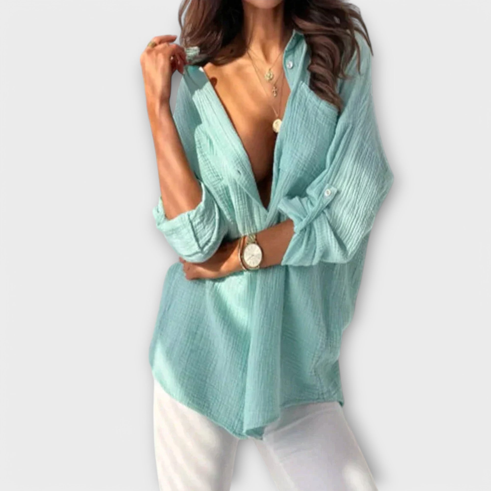 בלוזה צבעונית אביבית וקיץ